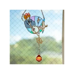 Décoration|Maison Ghibli Attrape-soleil vitrail Kiki - Kiki la petite sorcière