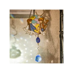 Décoration|Maison Ghibli Attrape-soleil vitrail Sheeta & Pazu - Le Château dans le ciel