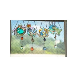 Décoration|Maison Ghibli Attrape-soleil vitrail Sheeta & Pazu - Le Château dans le ciel