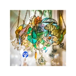 Décoration|Maison Ghibli Attrape-soleil vitrail Sophie & Hauru - Le Château ambulant
