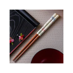 Cuisine Et Table|Maison Ghibli Baguettes laquées 21cm Cerisiers en fleurs - Mon Voisin Totoro
