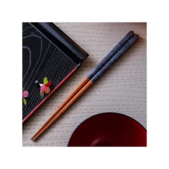 Cuisine Et Table|Maison Ghibli Baguettes laquées 21cm Esquisses Bleu marine - Mon Voisin Totoro