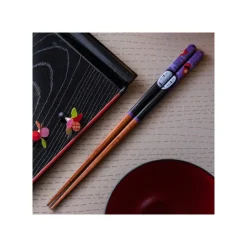 Cuisine Et Table|Maison Ghibli Baguettes laquées 21cm No Face & Lanternes - Le Voyage de Chihiro