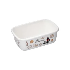 Cuisine Et Table|Maison Ghibli Beurrier émail avec couvercle bois Viennoiseries 500ml - Kiki la peti