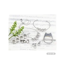 Bijoux|Maison Ghibli Bijou Barette Guirlande Totoro Blanc Metal- Mon Voisin Totoro
