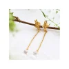 Bijoux|Maison Ghibli Bijou Boucle d’oreilles Clip Totoro Blanc Goutte - Mon Voisin Totoro