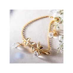Bijoux|Maison Ghibli Bijou Bracelet Totoro Blanc Caché Dans Une Feuille -Mon Voisin Totoro