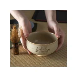 Cuisine Et Table|Maison Ghibli Bol à matcha et fouet Akahada-yaki - Mon voisin Totoro