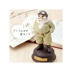 Boites À Musiques|Maison Ghibli Boîte à Musique Marco dans sa tenue d’aviateur - Porco Rosso