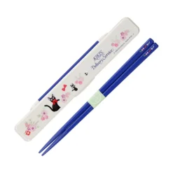 Cuisine Et Table|Maison Ghibli Boîte de Baguettes 18cm Jiji Guirlande de fleurs - Kiki la petite sor