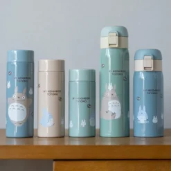 Cuisine Et Table|Maison Ghibli Bouteille Thermos 350ml Bleu mat - Mon Voisin Totoro