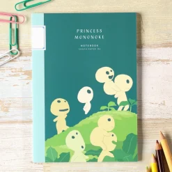 Carnets Et Cahiers|Maison Ghibli Carnet de notes B6 Kodama - Princesse Mononoké