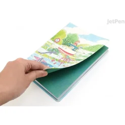 Carnets Et Cahiers|Maison Ghibli Carnet de notes Ponyo & Sosuke - Ponyo sur la falaise