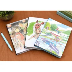 Carnets Et Cahiers|Maison Ghibli Carnet de notes Ponyo & Sosuke - Ponyo sur la falaise
