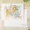 Cartes Postales Et Papier À Lettres|Maison Ghibli Carte de vœux aquarelle 24 x 15,8 cm Ashitaka and Yakuru - Princesse