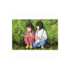 Cartes Postales Et Papier À Lettres|Maison Ghibli Carte Postale Chihiro & Haku onigiri - Le Voyage de Chihiro