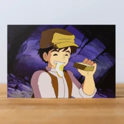 Cartes Postales Et Papier À Lettres|Maison Ghibli Carte Postale Pazu Goûter - Le Château dans le ciel