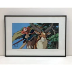 Celluloïd D'Art - Studio Ghibli|Maison Ghibli CELLULOID D'ART ASHITAKA PART AU COMBAT - STUDIO GHIBLI