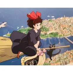 Celluloïd D'Art - Studio Ghibli|Maison Ghibli CELLULOID D'ART KIKI LIVRE UN CADEAU- STUDIO GHIBLI