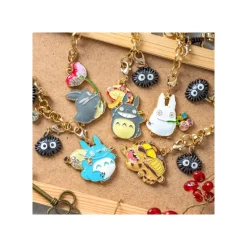 Straps|Maison Ghibli Chaînette Charms Totoro Blanc & Fruits - Mon Voisin Totoro