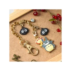 Straps|Maison Ghibli Chaînette Charms Totoro Gris & Champignon - Mon Voisin Totoro
