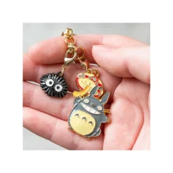 Straps|Maison Ghibli Chaînette Charms Totoro Gris & Champignon - Mon Voisin Totoro