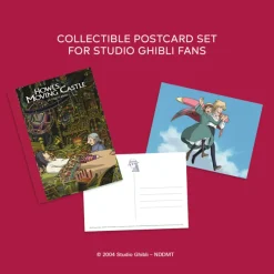 Cartes Postales Et Papier À Lettres|Maison Ghibli Collection 30 cartes postales - Le Château ambulant