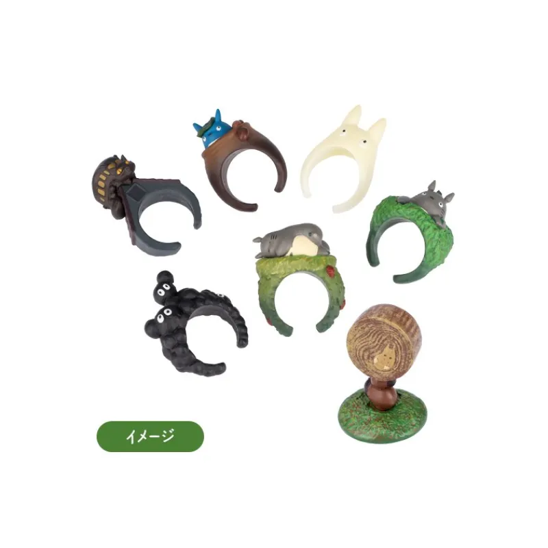 Figurines|Maison Ghibli Collection Totoro 1 Bague Mystère - Mon Voisin Totoro
