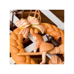 Décoration|Maison Ghibli Décoration Kiki et Jiji Couronne de pain - Kiki la petite sorcière