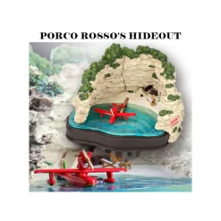 Décoration|Maison Ghibli Diorama Cachette de Marco - Porco Rosso