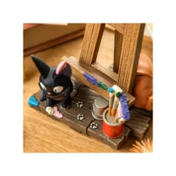 Décoration|Maison Ghibli Diorama Jiji Chevalet et calendrier - Kiki la petite sorcière