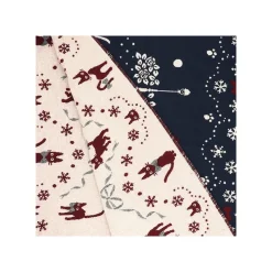 Textile|Maison Ghibli Etole Avec Boutons Kiki La Ville Sous La Neige - Kiki la petite sorci
