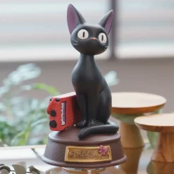 Boites À Musiques|Statues|Maison Ghibli Grande Statue Musicale Jiji - Kiki la petite sorcière