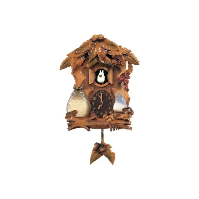 Décoration|Maison Ghibli Horloge Coucou Feuilles de bois - Mon Voisin Totoro