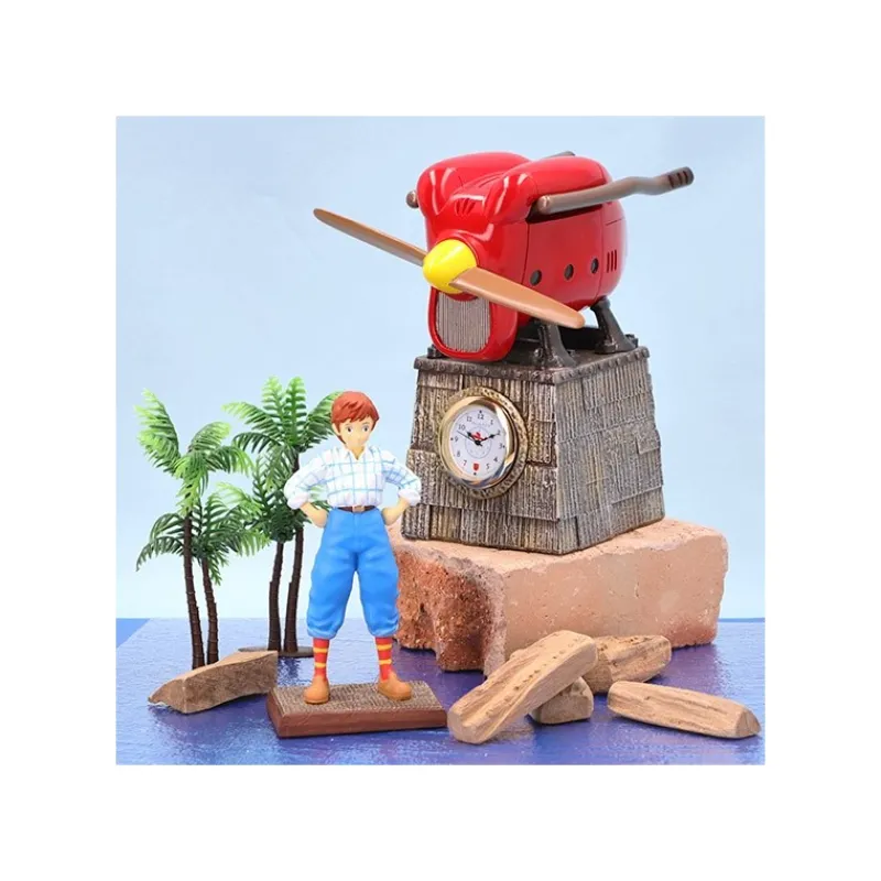 Décoration|Maison Ghibli Horloge Fio Piccolo Hydravion Derniere Version - Porco Rosso