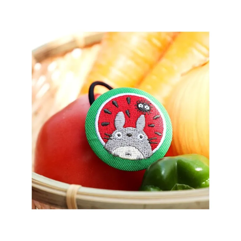 Accessoires|Maison Ghibli Élastique à Cheveux Brodé Pastèque - Mon Voisin Totoro