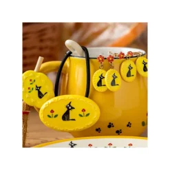 Accessoires|Maison Ghibli Élastique à cheveux fantaisie jaune Jiji - Kiki la petite sorcière
