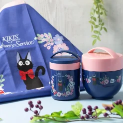 Cuisine Et Table|Maison Ghibli Lunch box Isotherme 220ml Bouquet de fleurs - Kiki la petite sorcière