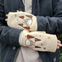 Textile|Maison Ghibli Mitaines Totoro sapins - Mon Voisin Totoro