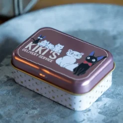 Accessoires|Maison Ghibli Petite boîte métal Jiji & Lily - Kiki la petite sorcière