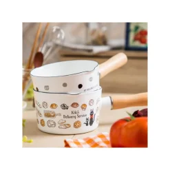 Cuisine Et Table|Maison Ghibli Poêlon émail Noiraudes - Mon Voisin Totoro