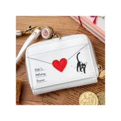 Accessoires|Maison Ghibli Porte-Monnaie Lettre Jiji avec cordon - Kiki la petite sorcière