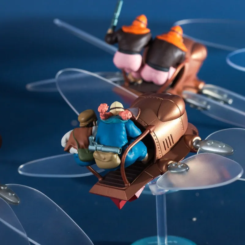 Figurines|Maison Ghibli Pose Collec Assort. de 5 Figurines Flaptter - Le Château dans le ciel