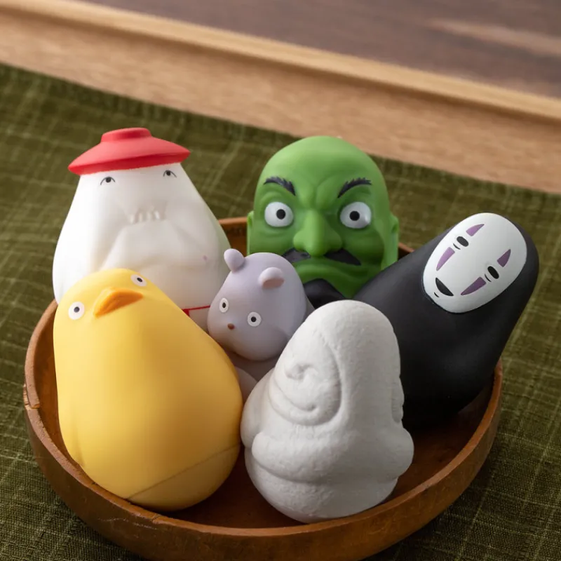 Figurines|Maison Ghibli Pose Collect Assort. de 6 Figurines Roly-poly - Le Voyage de Chihiro
