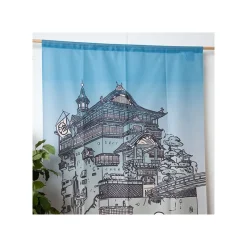 Décoration Murale|Maison Ghibli Rideaux Japonais Aburaya & No Face - Le Voyage de Chihiro