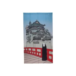 Décoration Murale|Maison Ghibli Rideaux Japonais Aburaya & No Face - Le Voyage de Chihiro