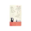 Décoration Murale|Maison Ghibli Rideaux Japonais Jiji et ses enfants - Kiki's Delivery Service