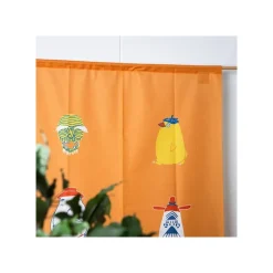 Décoration Murale|Maison Ghibli Rideaux Japonais Kichijo Jaune - Le Voyage de Chihiro