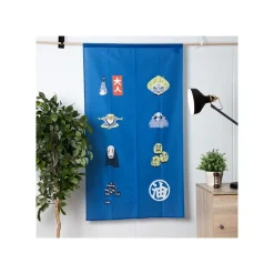 Décoration Murale|Maison Ghibli Rideaux Japonais Kichijo Bleu - Le Voyage de Chihiro