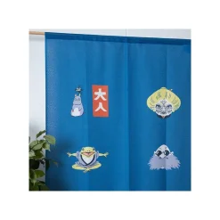 Décoration Murale|Maison Ghibli Rideaux Japonais Kichijo Bleu - Le Voyage de Chihiro
